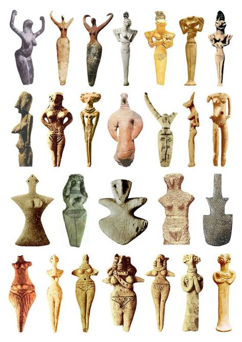 Pagan goddess figurines as symbols of fertility and abundance